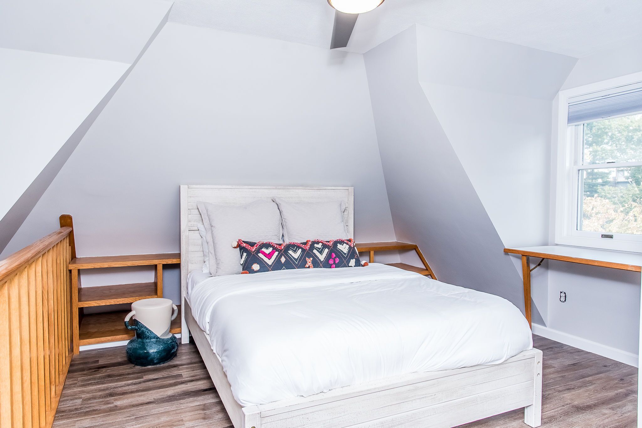 Third Floor Queen Bed with Ceiling Fan and AC
