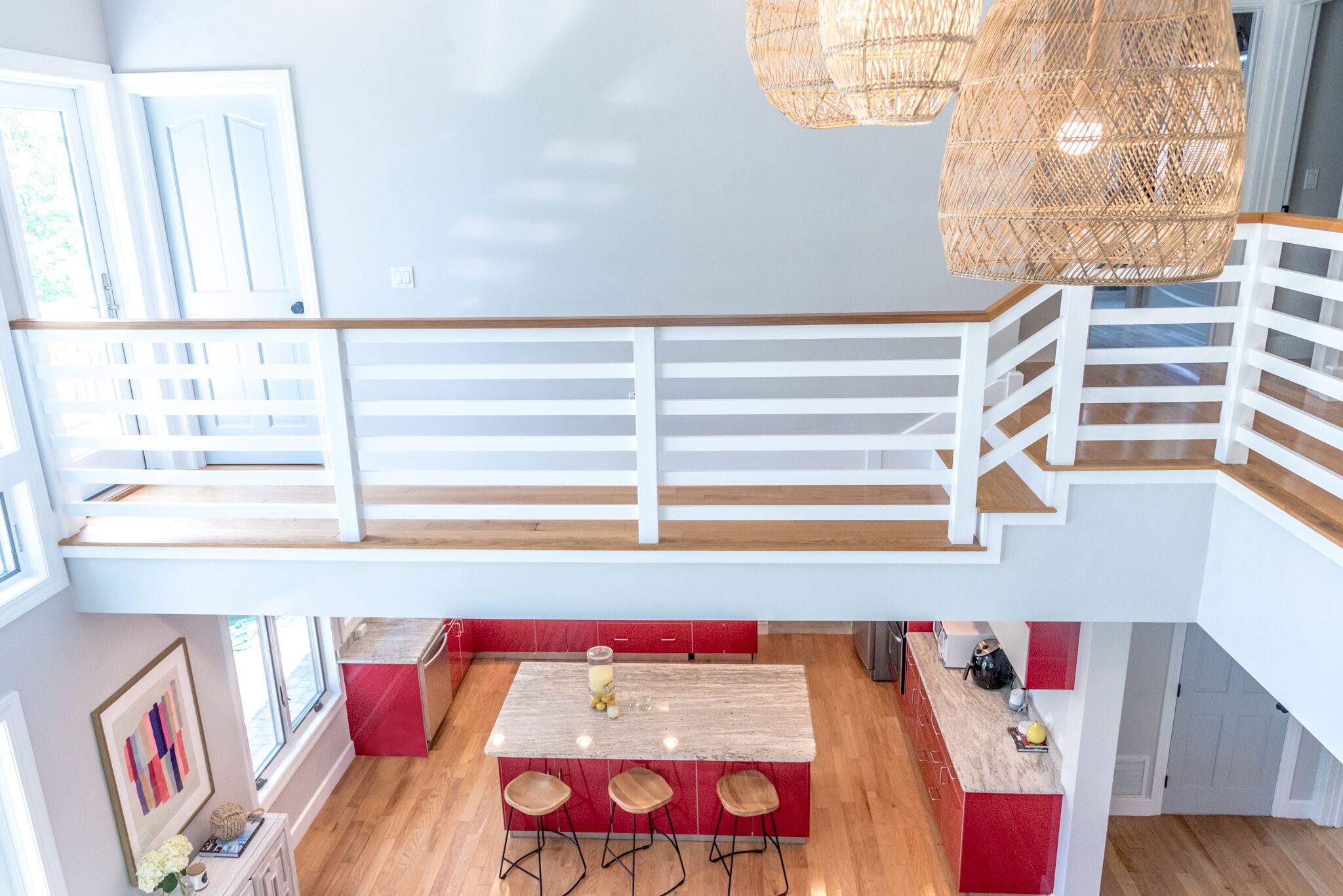 Kitchen view from above